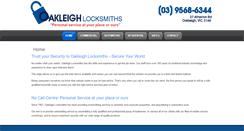 Desktop Screenshot of oakleighlocksmiths.com.au